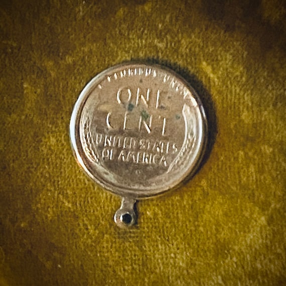 Nickel plated wheat penny coin ring *UNIQUE* made with a genuine wheat penny