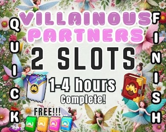 2-Slot Mono Go: VILLAINOUS PARTNERS Event l (1-4 hours Service) May 02, 2026 (Quick Finish) Carry Service