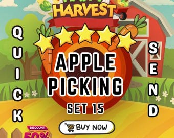 Mono Go! 5-star sticker l APPLE PICKING l 1 Piece l Fast Delivery