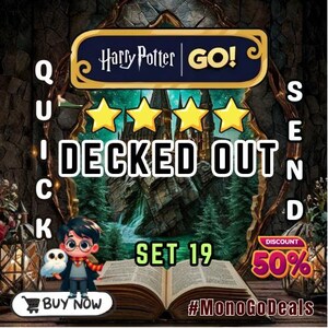 Mono Go! 4-star sticker l DECKED OUTl 1 PIECE l Fast Delivery