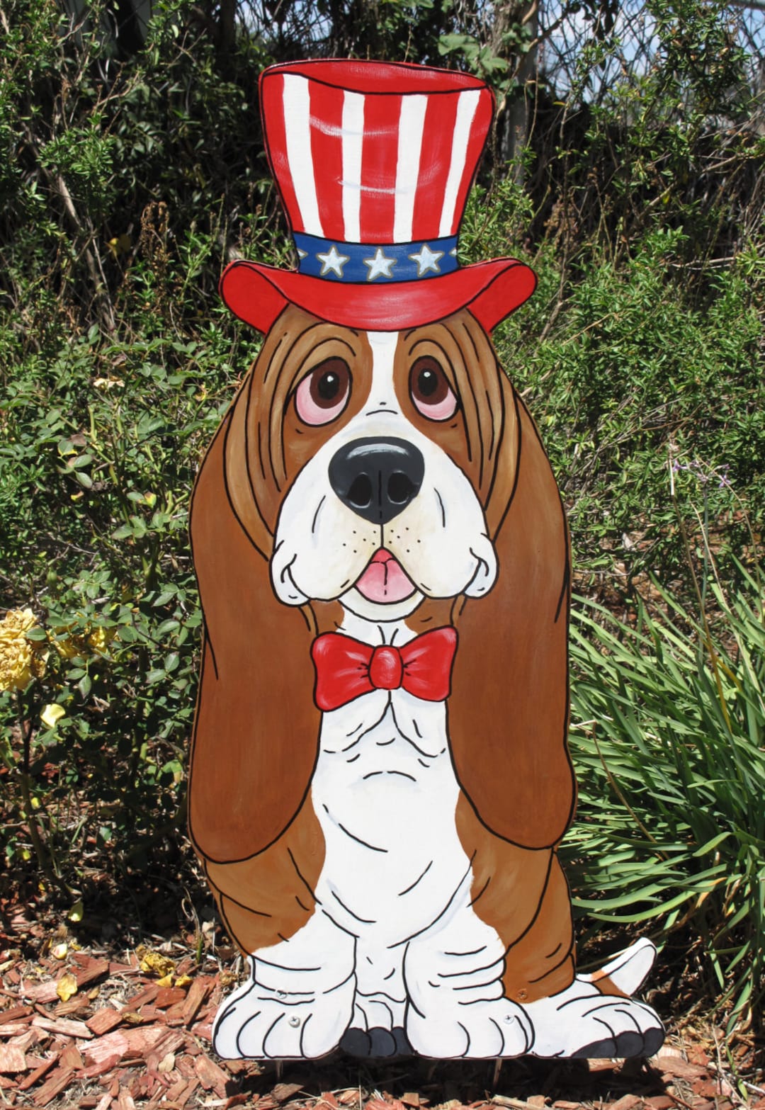 Made to Order Basset Hound Yard Art samual T. Etsy