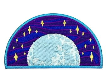 Fly Me to the Moon Embroidered Patch