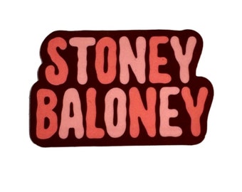 Stoney Baloney Vinyl Sticker