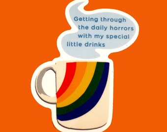 Special Little Drink Vinyl Sticker