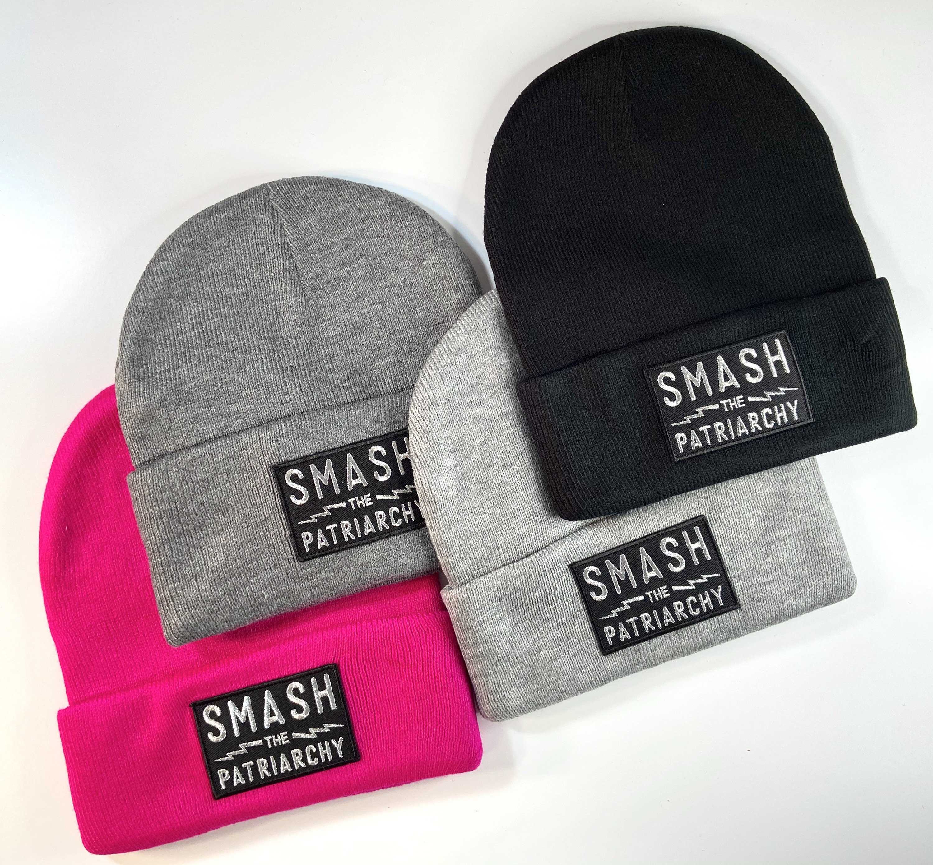 Smash the Patriarchy Knit Beanie - Etsy
