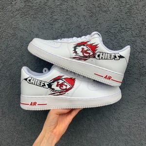 Custom NFL Sports Team Sneakers, Hand Painted, Dallas Cowboys, Kansas ...