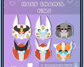 Transformers Hard Enamel Pins