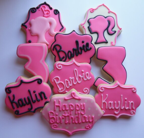 Barbie Inspired Birthday Party Favors Personalized Decorated | Etsy