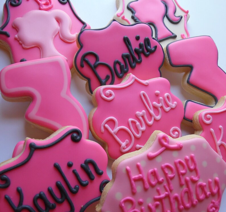 Barbie Inspired Birthday Party Favors Personalized Decorated | Etsy