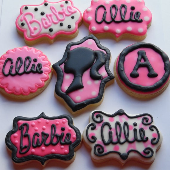 barbie sugar cookies