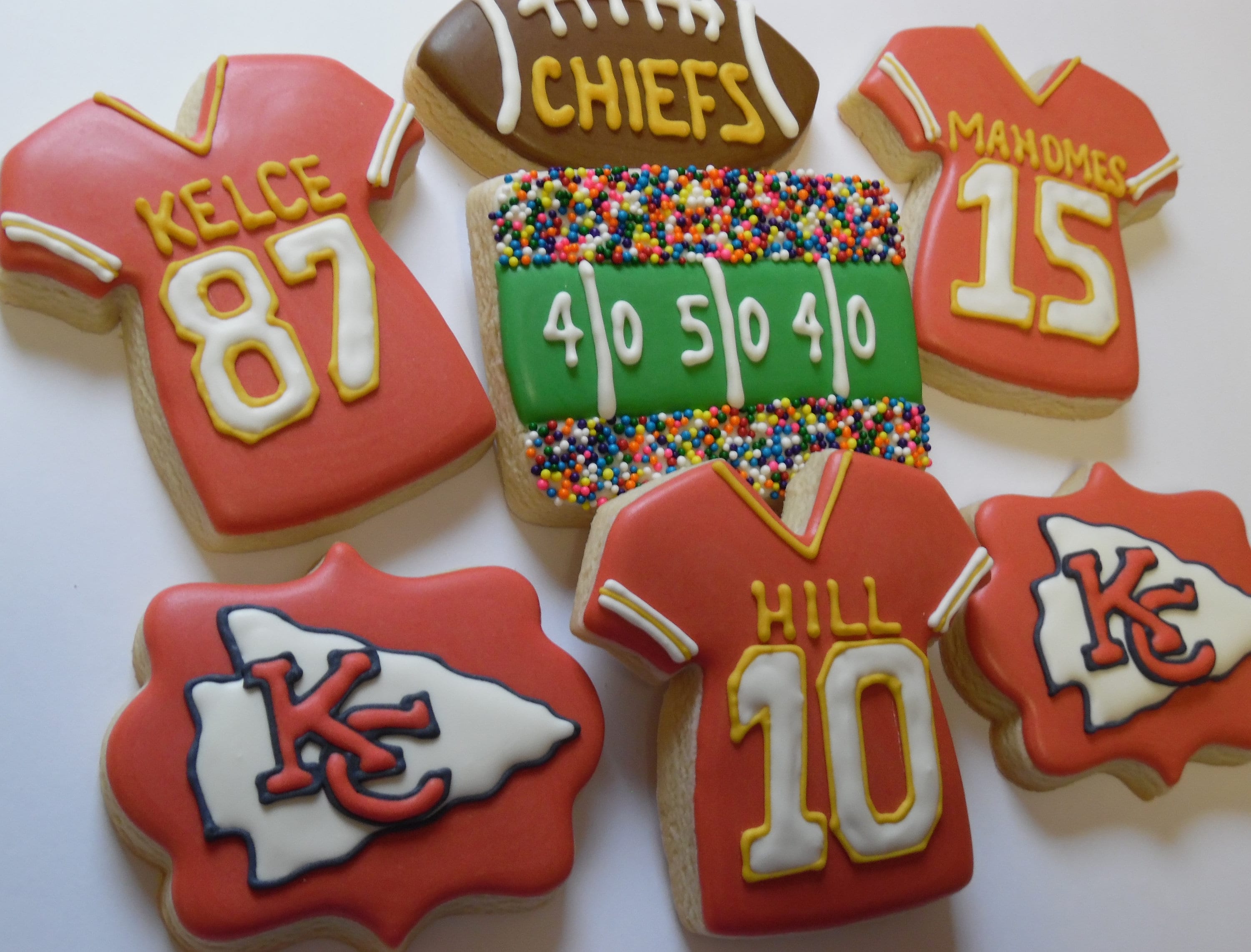 Kelce Jersey Sugar Cookie Set