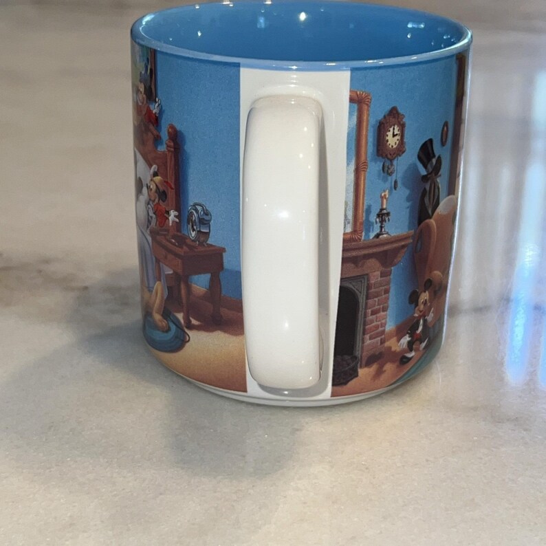 Vintage Retired Coffee Cup Mug Disney Mickey Mouse! Through The Years 12 oz image 4