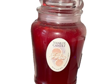 Vintage 2002 Yankee Candle Citrus & Teakwood 19.8 oz jar Rare RETIRED