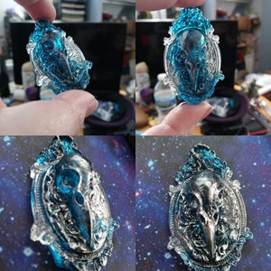 Raven Skull Pendant Jewelry