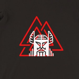 Odin - All Father - Valknut - Norse Shirt - Viking - Premium Unisex Crewneck T-shirt