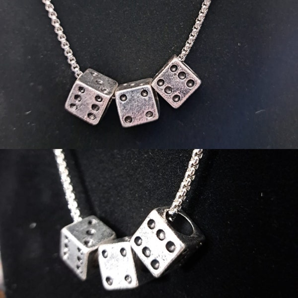 Dice Necklace Etsy