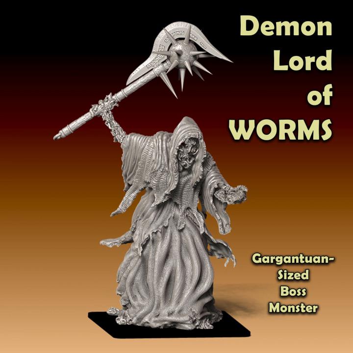 Demon Lord of Worms for 28mm Games - Etsy