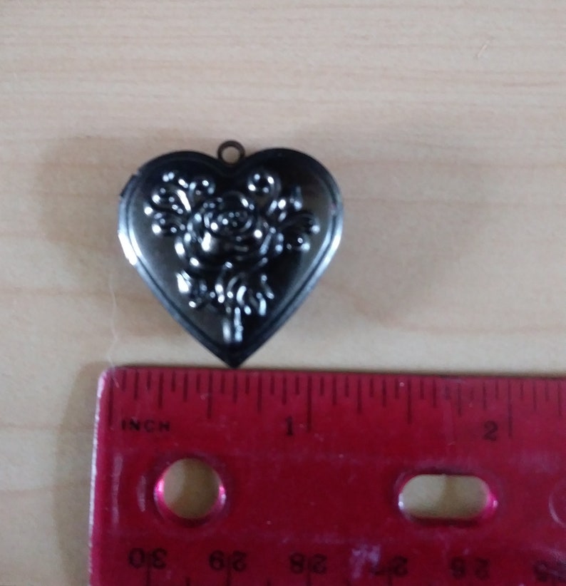 Heart Locket 2 sizes Antique Bronze