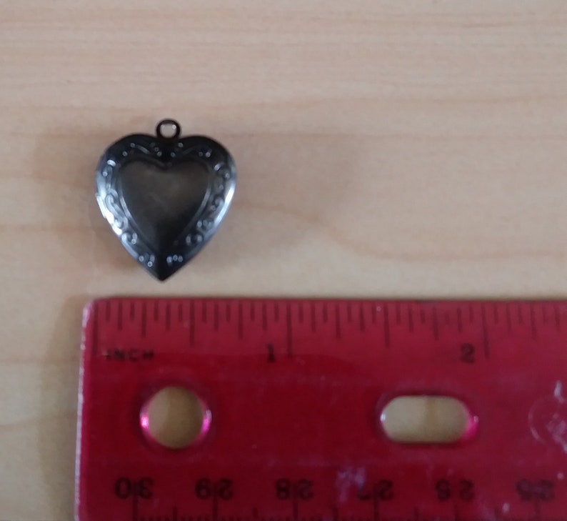 Heart Locket 2 sizes Antique Bronze