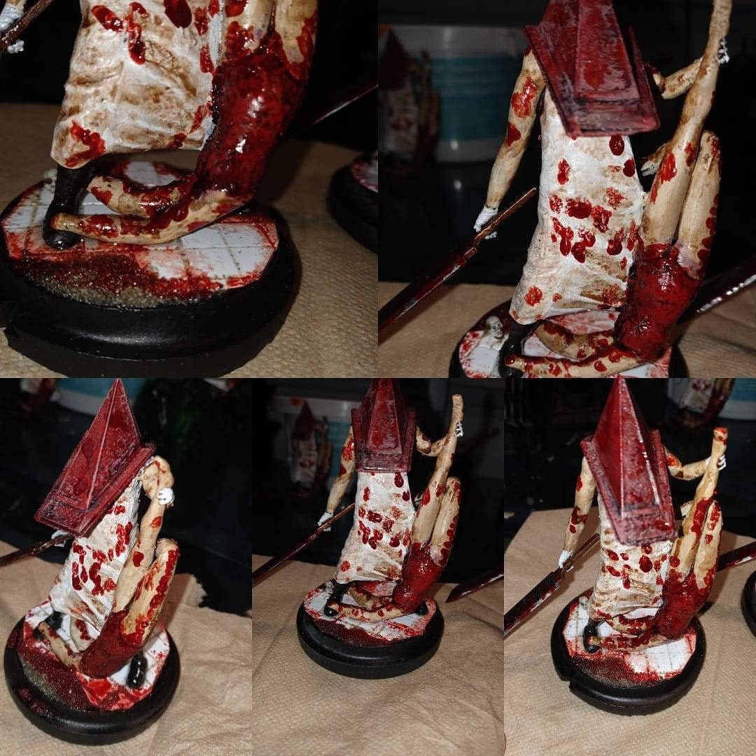 Pyramid Head, Printed and Painted by me : r/silenthill