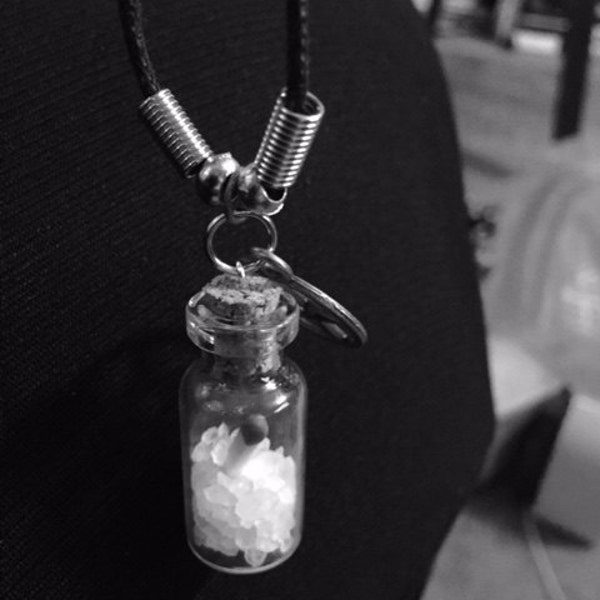 Supernatural themed Necklace - Salt and Burn the Bones