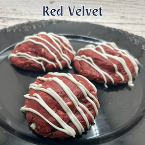Red Velvet - REZEPT - RIESIGE Gourmet Fantastische Gefüllte Kekse