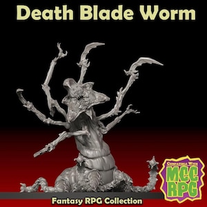 DeathBlade Worm – 3 Worms - for 28mm games