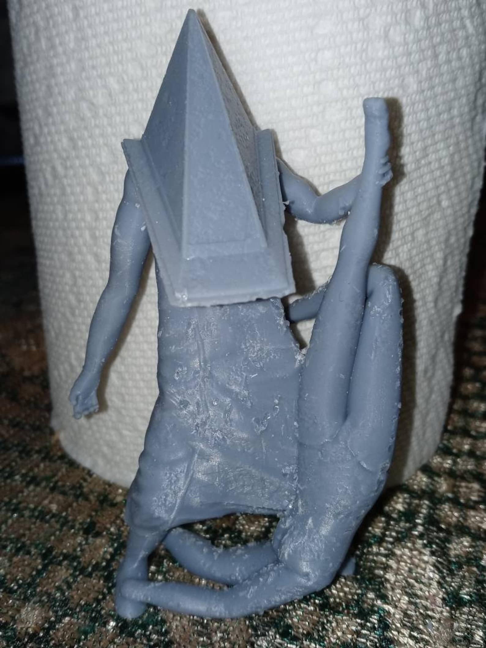 Pyramid Head With Mannequin From Silent Hill Printed and Etsy