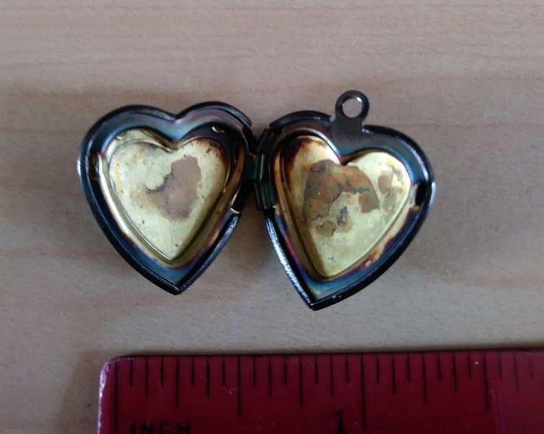Heart Locket 2 sizes Antique Bronze