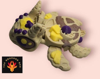3D Printed Waffle Turtle: Fidget Desk Toy