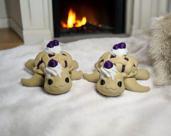 Blueberry Pie Turtle - 3D Printed Articulated Turtle