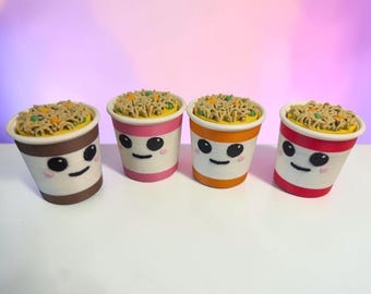 3D Printed Ramen Noodle Cup Fidget Clicker - Desk Toy