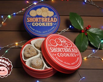 Shortbread Cookie Tin Clicker -3D Printed Fidget Toy