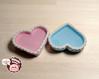 3D Printed Valentine's Cake Themed Heart Tray