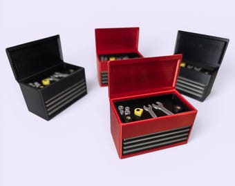 3D Printed Mini Toolbox Fidget Clicker - Multiple Colors