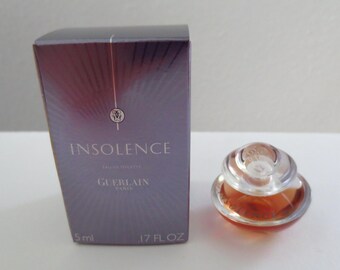 ゲラン 100ml INSOLENCE EDT 香水 レア ヴィンテージ未使用品 Vintage Guerlain INSOLENCE 3 pc GIFT SET 1.7 oz EDT + 1.7oz
