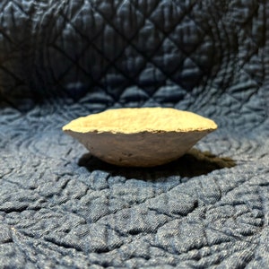 Small Paper Mache Bowl II;  paper mache; papier mache bowl; folk art decor; primitive decor; primitive bowl; papier-mâché; small bowl