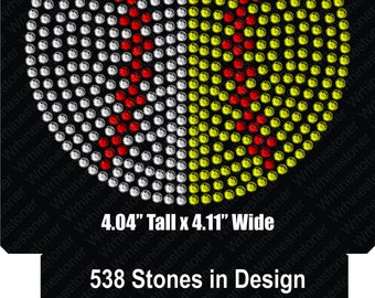 Baseball Softball Rhinestone Template: SVG, Cricut, EPS, JPG (Digital Download)