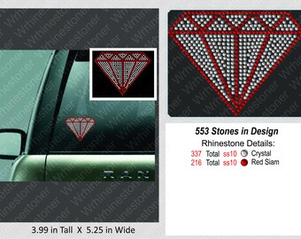 Diamond rhinestone car decal;rhinestone sticker; bling decal; diamond decal; rhinestone decal; rhinestone diamond; rhinestone car decal;