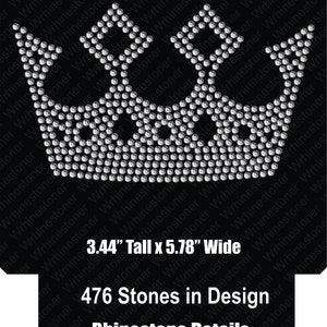 Instant Download File Crown II; download file; svg file; rhinestone crown file; rhinestone crown download; rhinestone crown;cricut crown svg