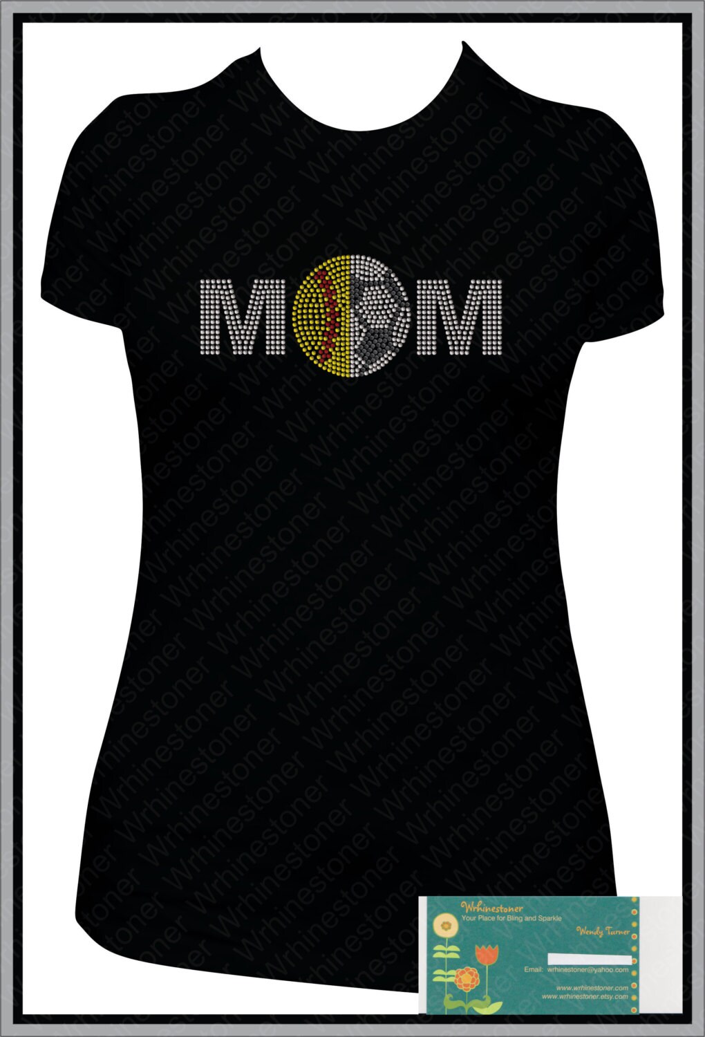 Soccer Mom Rhinestone | Etsy 