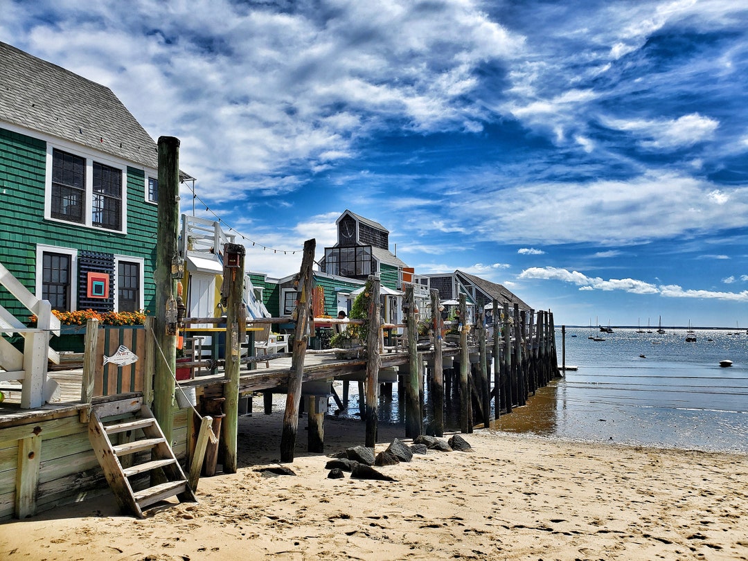 Captain Jack's Wharf Provincetown Cape Cod Fine Art Etsy