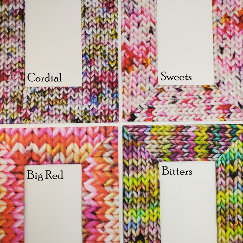 Photo Mat 8x10 4x6 Opening Knitting Inspired Wrapped Etsy