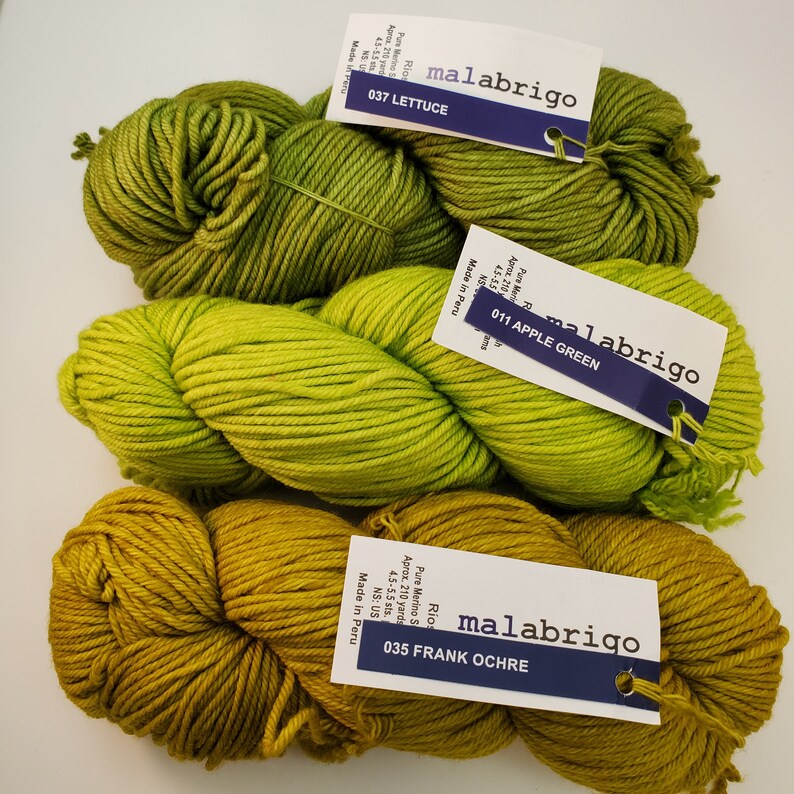 Rios Malabrigo Yarns 4 ply worsted weight yarn Etsy