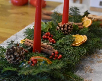 Real Christmas Centre Piece