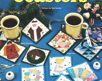 Quilted Coasters Pattern Booklet: 48 Appliqué Designs