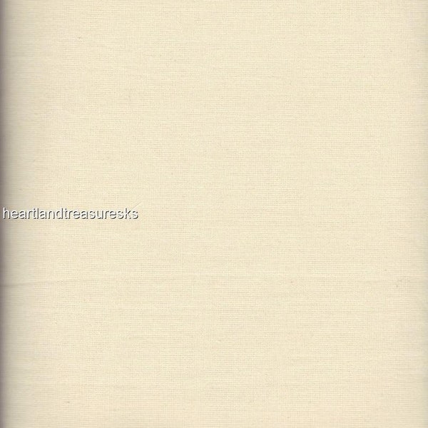 Dunroven House H-700 Solid Cream Homespun Fabric / You Pick / Sewing / Quilting / Home Decor. Projects
