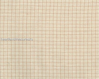 A Walk on the Prairie Plaid Khaki C15238- Riley Blake Designs- Khaki/Beige- Plaid- Buffalo Check- Quilting Cotton Fabric