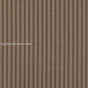 Dunroven House/ H-96/ Brown ~ Wheat/Ticking/Primitive/Homespun Fabric/Sewing/Quilting/Home Decor./Craft Projects
