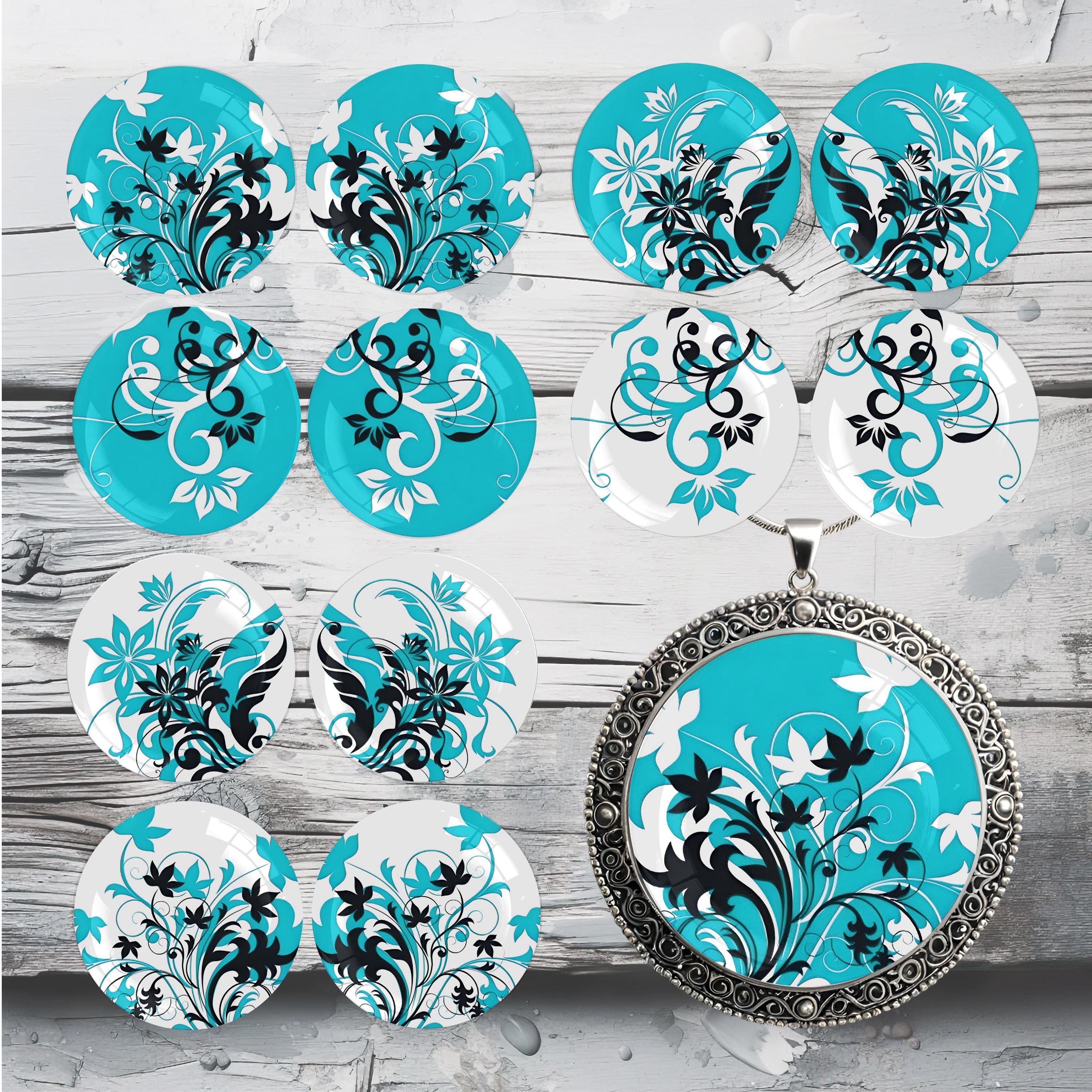12x Cabochon Cabochonset Cabochon Glasscabochon Cabochons Set Motiv Cabochons Motivcabochon Set 12mm 18mm 25mm Cabochons Earrings Bracelet